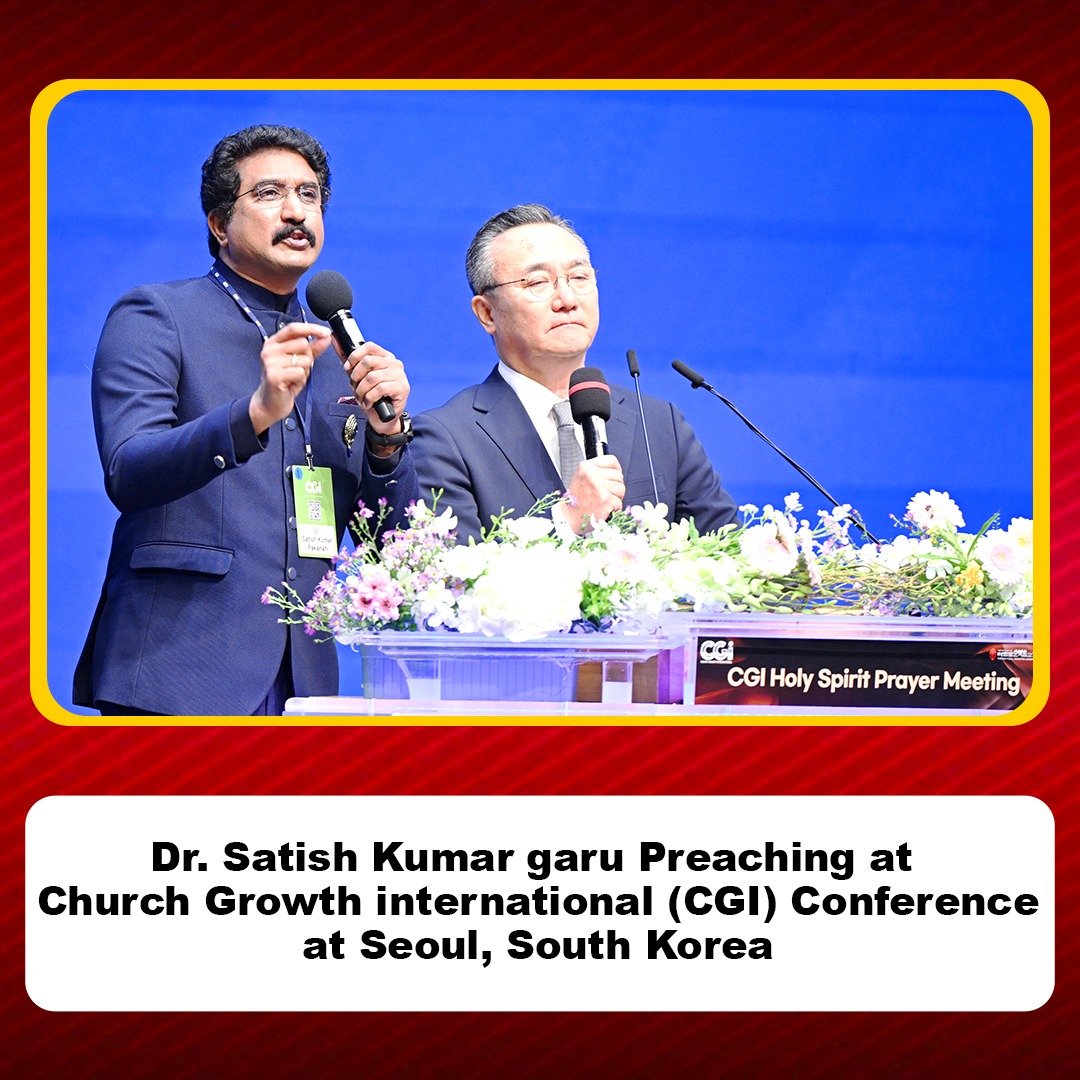CalvaryTemple3's tweet photo. Man of God Dr.P.Satish Kumar Preaching at @Church Growth International @cgi_korea at seoul, South Korea 2024 | The 30th CGI CONFERENCE
#drsatishkumar #cgi #calvarytemple #seoul #southkorea #churchgrowthinternational #preaching #international #india #cgiconference #conference https://t.co/ffTg23bvkG