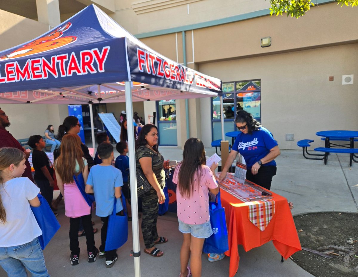 Fitzgerald Foxes representing at RUSD Family Summit. Great Event