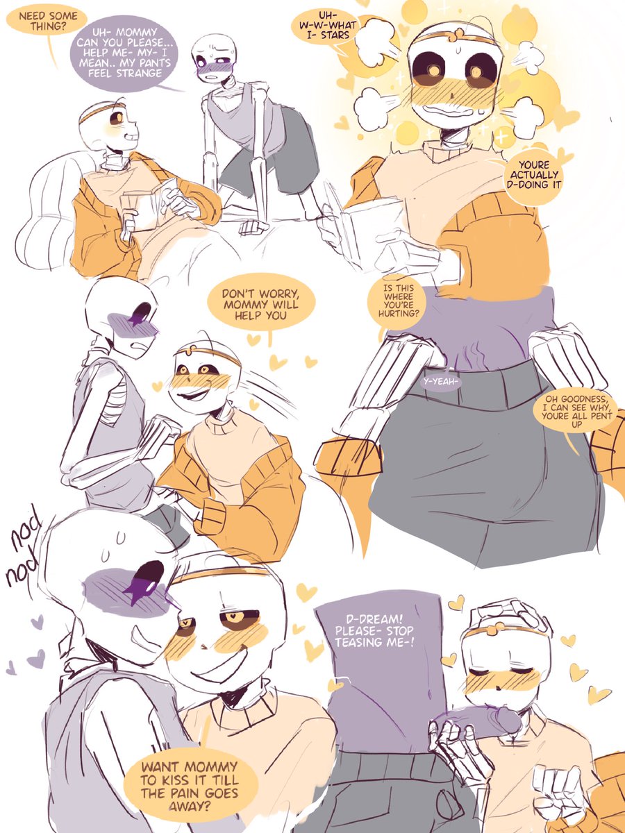 Twinktober Day 26 - Mommy
Drawing a lot of Dream and Twilight on accident. I'm sorry... not. They just so cute together. Also mommy is like Dreams sleeper trigger word. He goes from sweetheart to slut in the span of seconds.