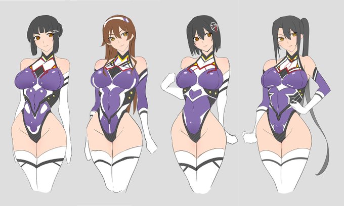 めっちゃ昔に描いた妙高姉妹のパイスーデザイン今見ても我ながらかなり好きだ 