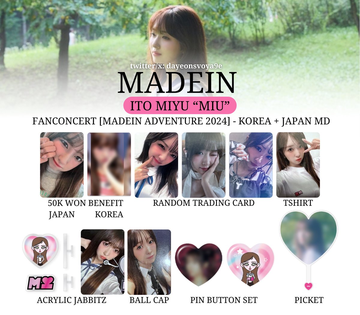 MADEIN ADVENTURE 2024] #MASHIRO #MIU #SUHYE #YESEO #메이딘