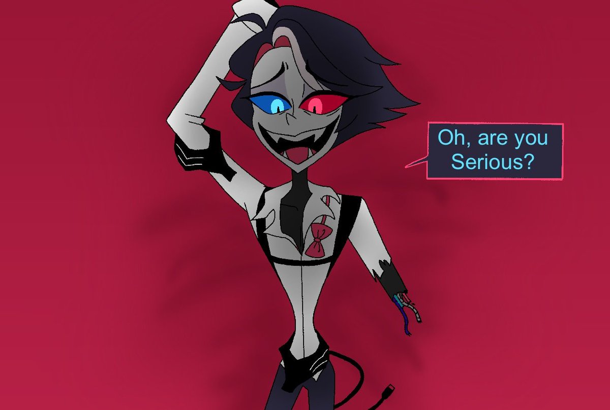 DigitalVibe1000's tweet photo. #Hazbin #HazbinHotelOC #OC_Only

[To bully Damien] https://t.co/5zcqEXUJ43