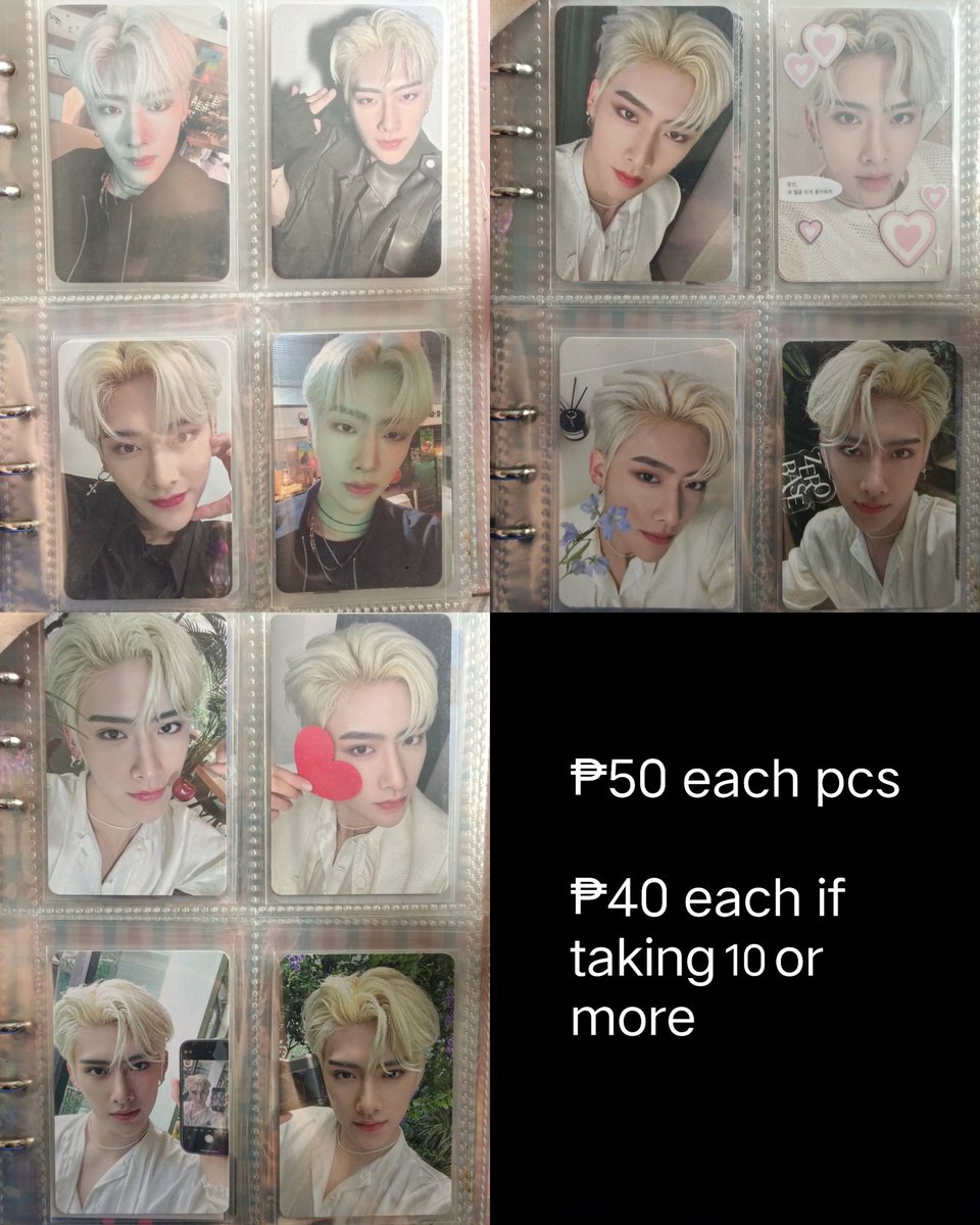 liveloveelicky's tweet photo. | WTS LFB PH |
Quitting sale ♡

Selling each pcs for 50 pesos each ‼️
40 pesos each if taking 10 or more ‼️
2,500 pesos if taking all (will include Ricky dicon full set for free)
Prio taking more / all
can do payo / 2 weeks dop

## : zb1 zerobaseone ricky ph https://t.co/fvP2SkeRbm