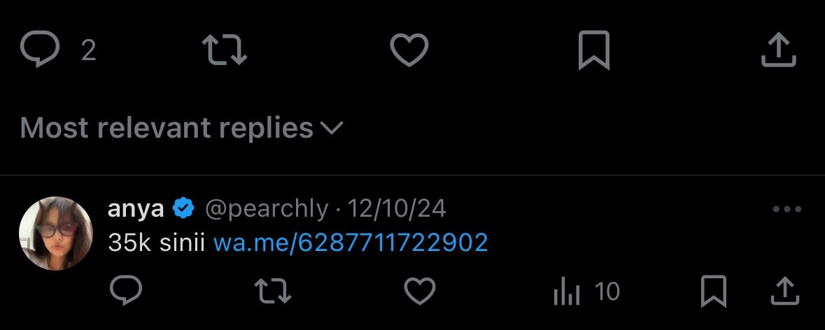 servael's tweet photo. penipu 

088286391850 an Karenina Cantika P 

waktu itu sih reply tweetnya make akun minjem. jadi pelajaran juga buat yang mau minjemin akun ke orang. sorry, ini mah lo untung sendiri dan gapeduli orang rugi apa nggak 

akunnya: https://t.co/fKBrhfUEUT @opkawina https://t.co/pioHPg7TuP