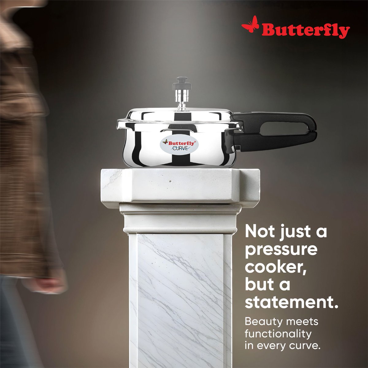 Add a touch of elegance to your kitchen with the Butterfly Curve Pressure Cooker range. Aesthetic curves meet flawless cooking, making this not just a tool but a centerpiece in your kitchen.​
#butterflykitchen #butterflykitchenappliances #homecookedfoodisbetter
