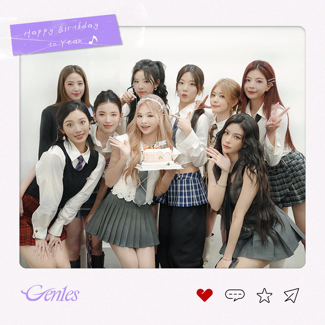 Hope our lovely Yean👧🏻
Celebrating with Love and Laughter💞Blessed with 21st birthday💖
#Gen1es #Yean