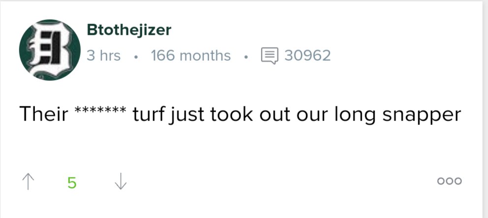 *Old man yells at...turf?*
