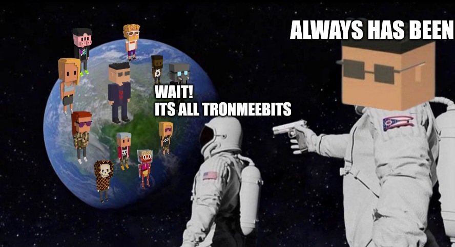 Tronmeebits is everywhere! 🌐 

First, we launched NFTs on <a href="/apenftorg/">APENFT</a>, and now Memecoin on <a href="/sunpumpmeme/">SunPump</a>.

In the game for a long time, and we’re here to win it. 💪🚀

<a href="/justinsuntron/">H.E. Justin Sun 👨‍🚀 (Astronaut Version)</a> <a href="/trondao/">TRON DAO</a> 

#TronMemeSeason #tmb #tronmeebits #memecoins #memetokens #memecoins #trx #troncoins