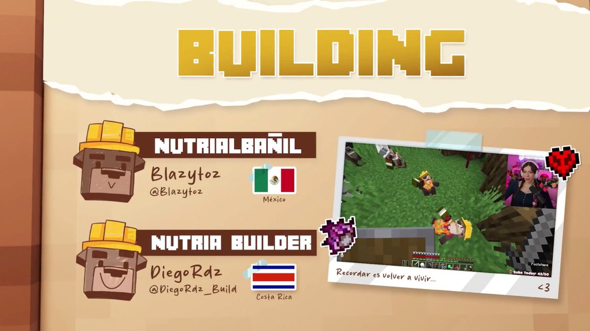 Los mejores! Los quiero mucho amigos 

#DEDsafioMinecraft3