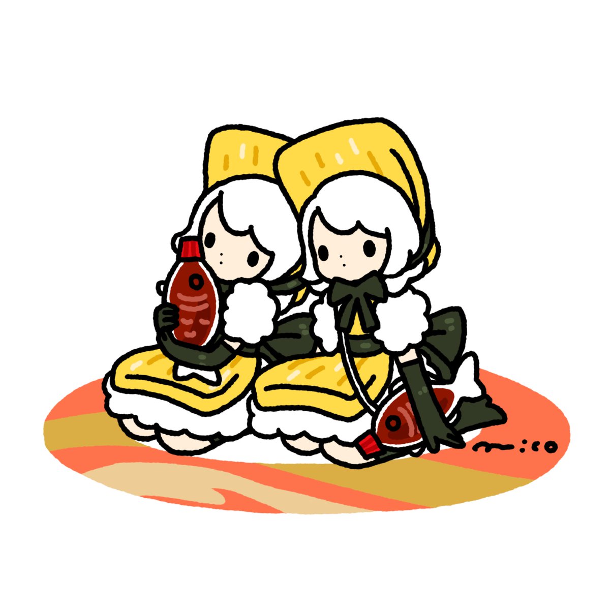 「Sushi #今日は何の日#全国すしの日 」|paricoのイラスト