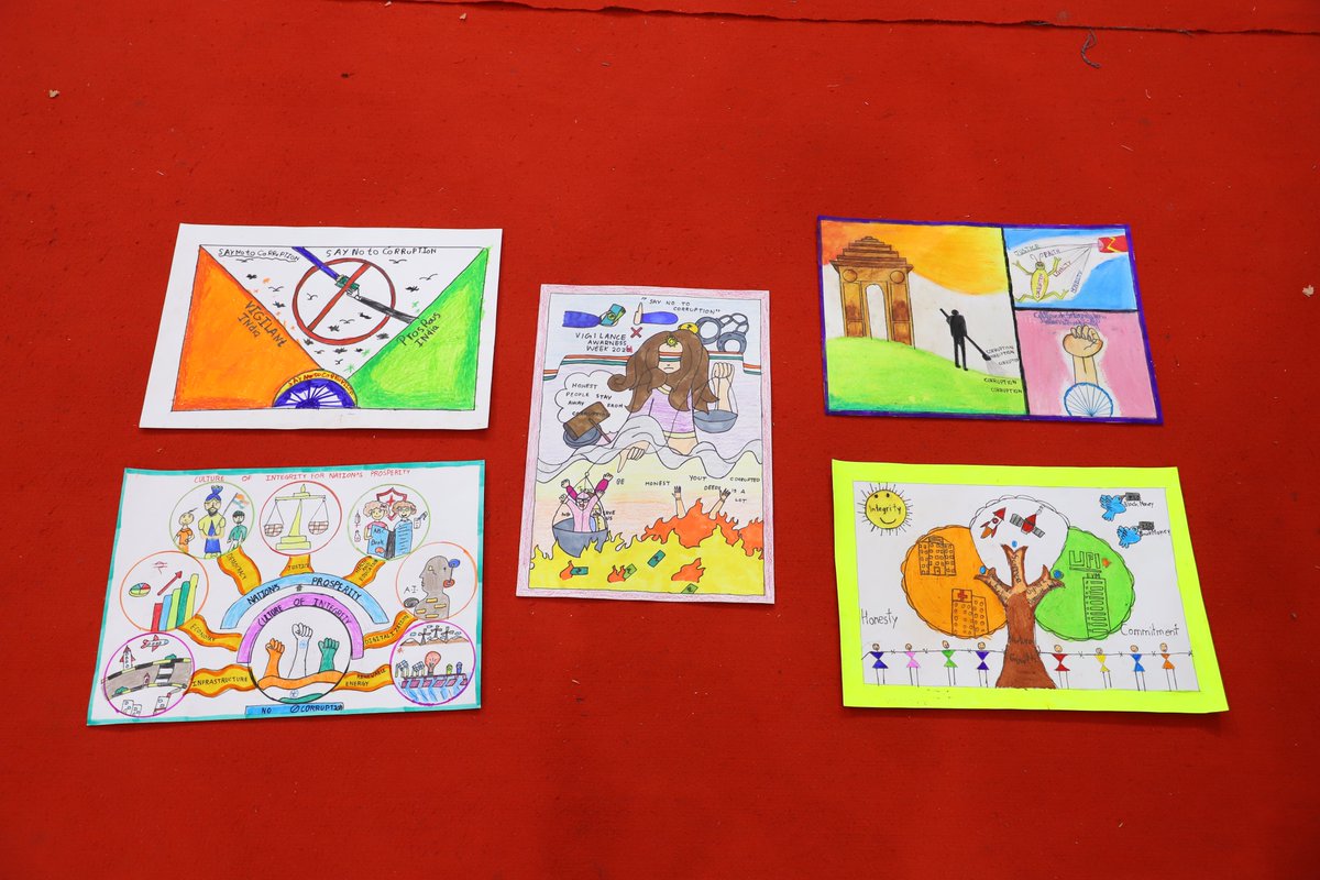 CVOIndianOil's tweet photo. Painting competition for children and Nukkad natak conducted as part of Vigilance awareness week celebrations @Ioclcl Township, Sector 55, Noida @CVCIndia @PetroleumMin @ChairmanIOCL #VAW2024 https://t.co/tfk592DVJb