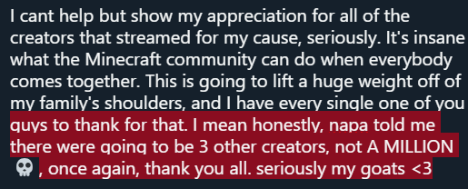 Nufuliii's tweet photo. had to leave call to not shed tears in front of you guys 😭

read message, thank you. https://t.co/Tw6zY1h5Xc