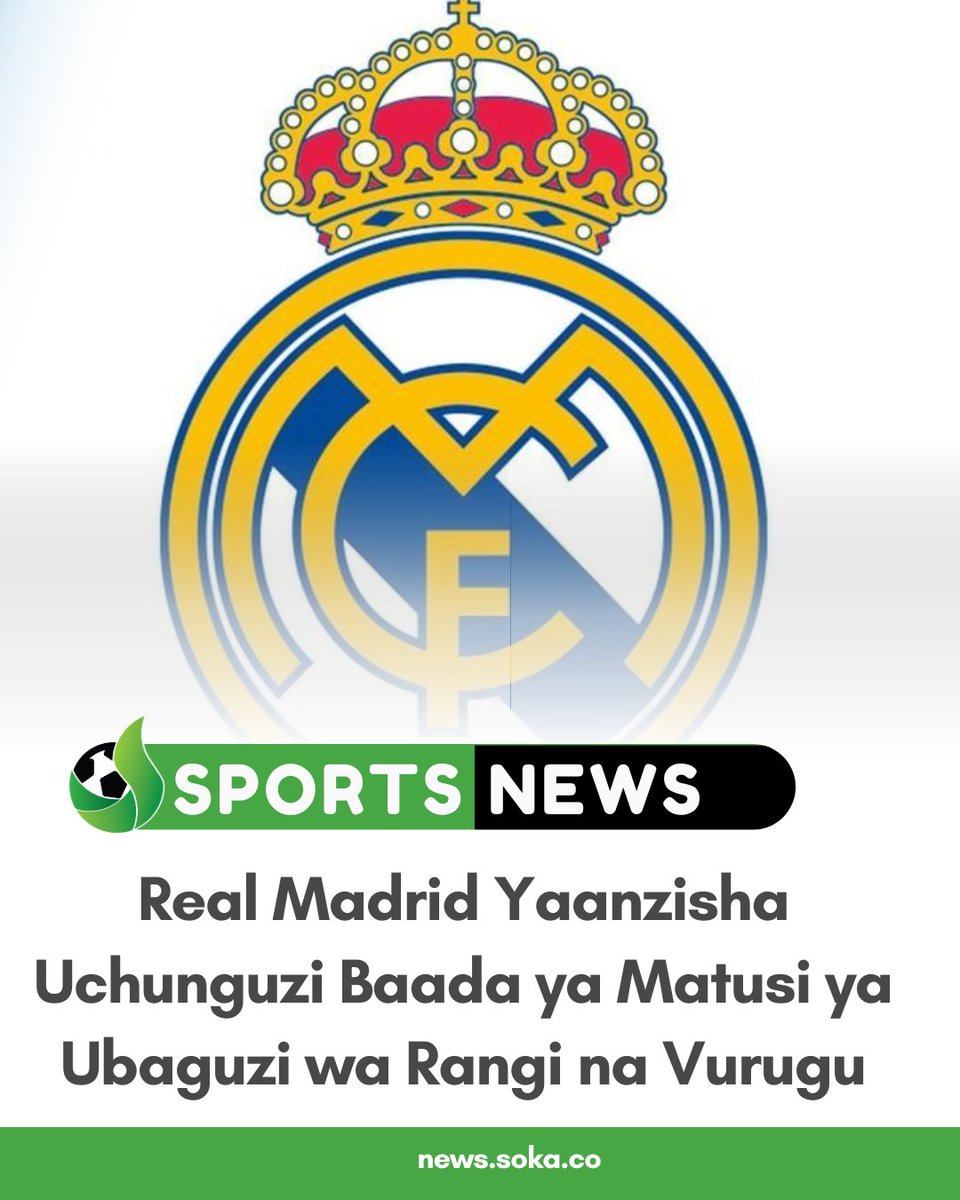 soka_app's tweet photo. Real Madrid inalaani vikali aina yoyote ya tabia inayohusisha ubaguzi wa rangi, chuki dhidi ya wageni au vurugu katika soka na michezo, na inasikitika sana kwa matusi ambayo mashabiki wachache walitoa usiku wa....

Endelea hapa

https://t.co/ogs2Xz6qdV https://t.co/m9vJMtOuNj
