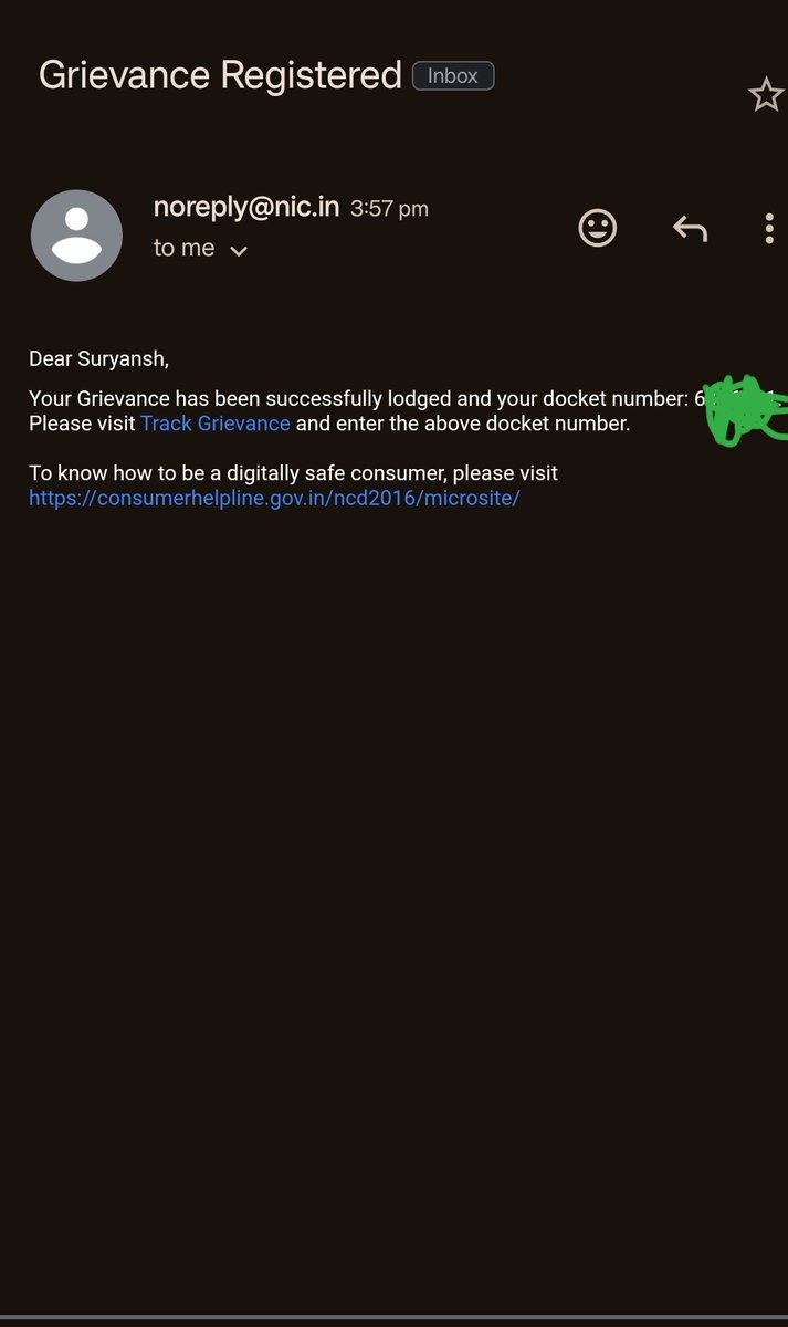Suryans0417's tweet photo. As I'm not getting satisfactory solution.
I've taken legal action for your cheapness.

@MiIndiaSupport @XiaomiIndia https://t.co/vcngaQxHNI