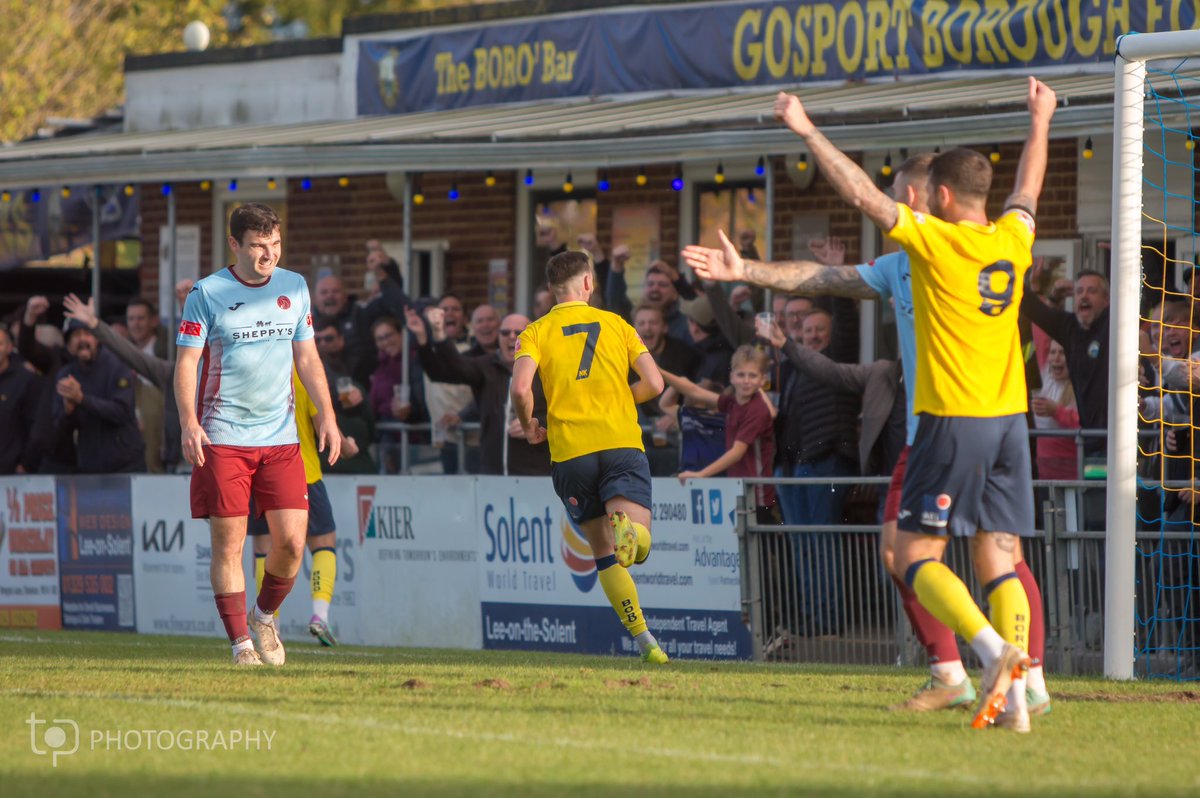 GosportBFC's tweet photo. 😃 All smiles at the Boro’

✅ Joint biggest victory in the FA Trophy

✅ Furthest stage of the competition in 9 years

Lots to be happy about after our emphatic 5-1 win over Taunton Town yesterday afternoon at the AEI stadium

#UpTheBoro https://t.co/bI374tFde1