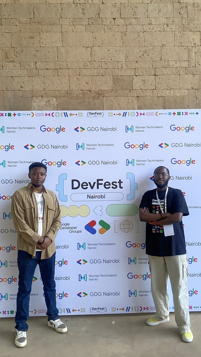 DanroyMwangi's tweet photo. Had an amazing day at #DevFestNairobi2024, one for the books @GDG_Nairobi !!
Looking forward to the next one!!! https://t.co/ANpsfb2Pjw