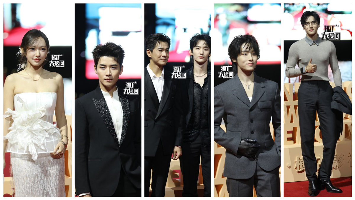 CdramaNews1's tweet photo. 📸| Another wave of actors walked on the red carpet of the Wenrong Award.
#ChengXiao, #QiaoZhenyu, #ChangHuasen, #RenHao, #DongSicheng, #YanYu
#Cdrama #Cdramanews #Cpop https://t.co/IHaB5QAuIY