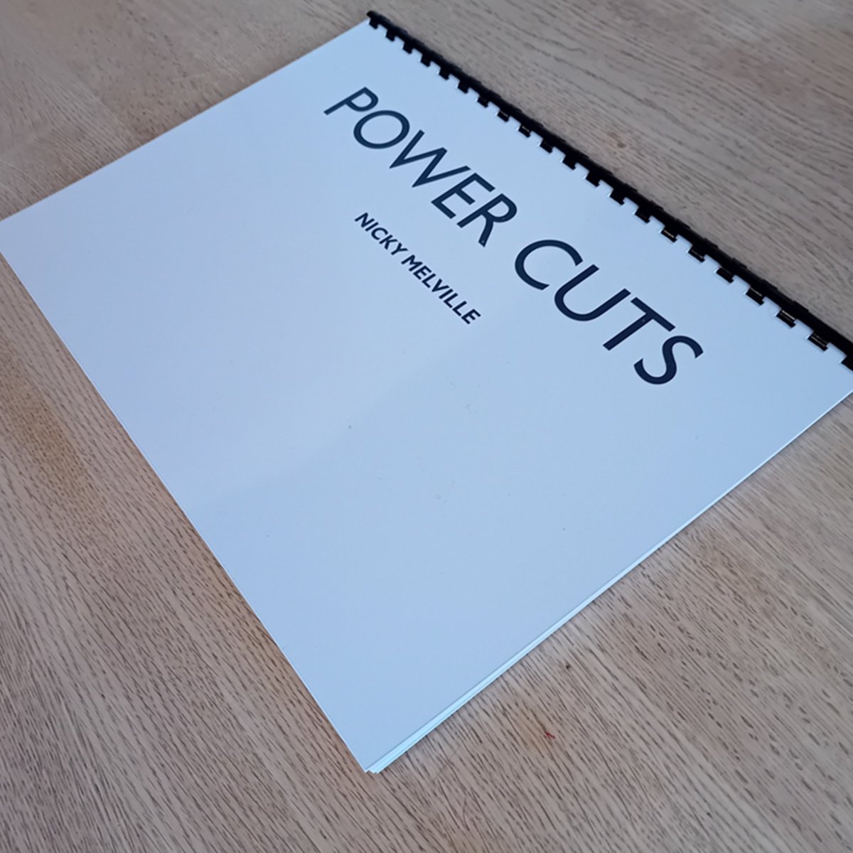zimZalla's tweet image. Out now on zimzalla as the clocks go back: Power Cuts by @impcommands. A series of abstract representations of an impending energy emergency in the style of an information brochure. A4, coil bound, laminated cover. More at zimzalla.co.uk/065-nicky-melv……