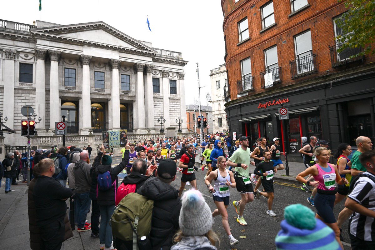 dublinmarathon's tweet photo. Dublin .. you’re lookin’ well 😍😍

#IrishLifeDublinMarathon #PowerOfSupport https://t.co/ZdKIR2e6qX