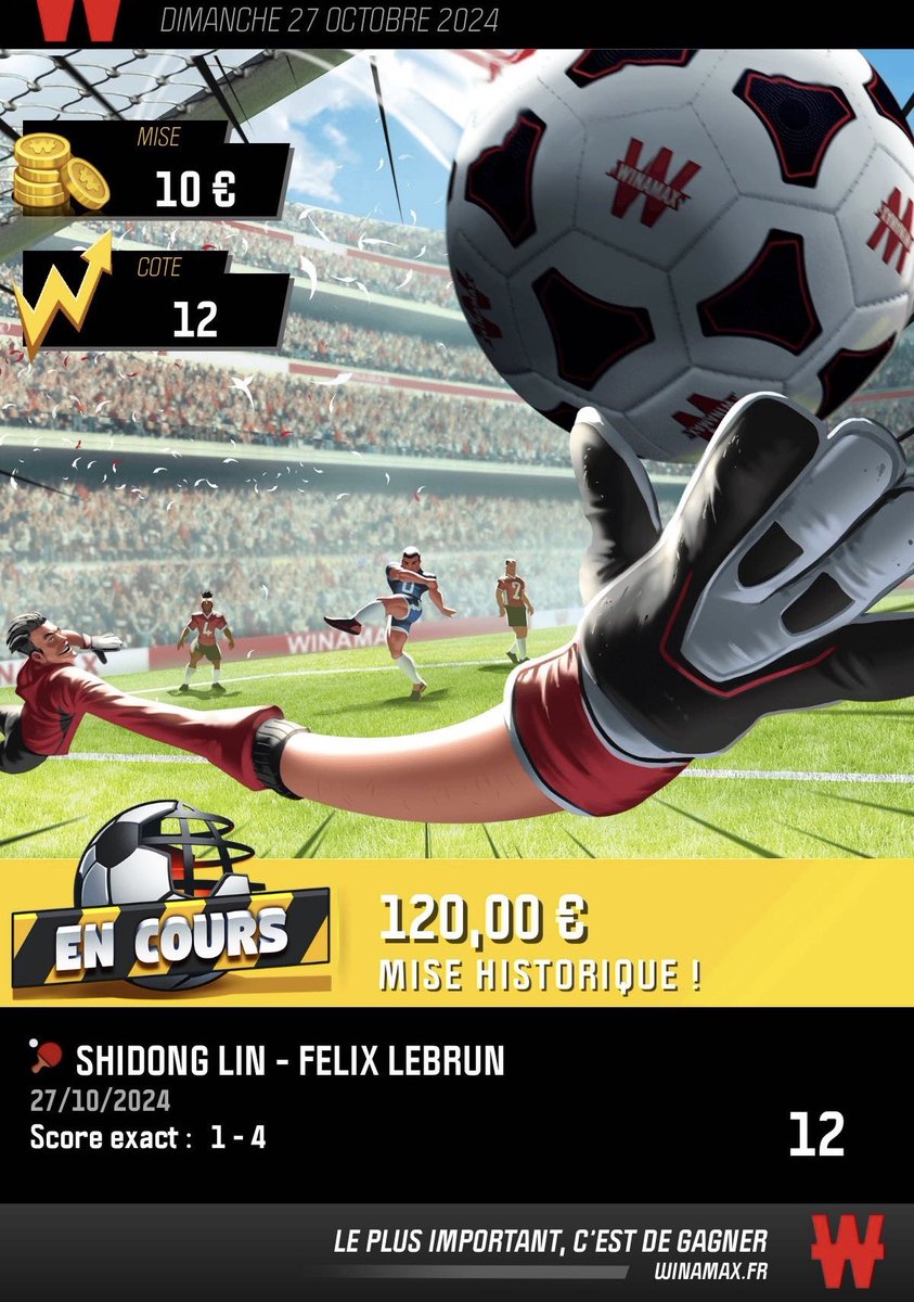 Magic__Bet's tweet image. Aujourd’hui, les amis F, Lebrun
 Mise : 40 €