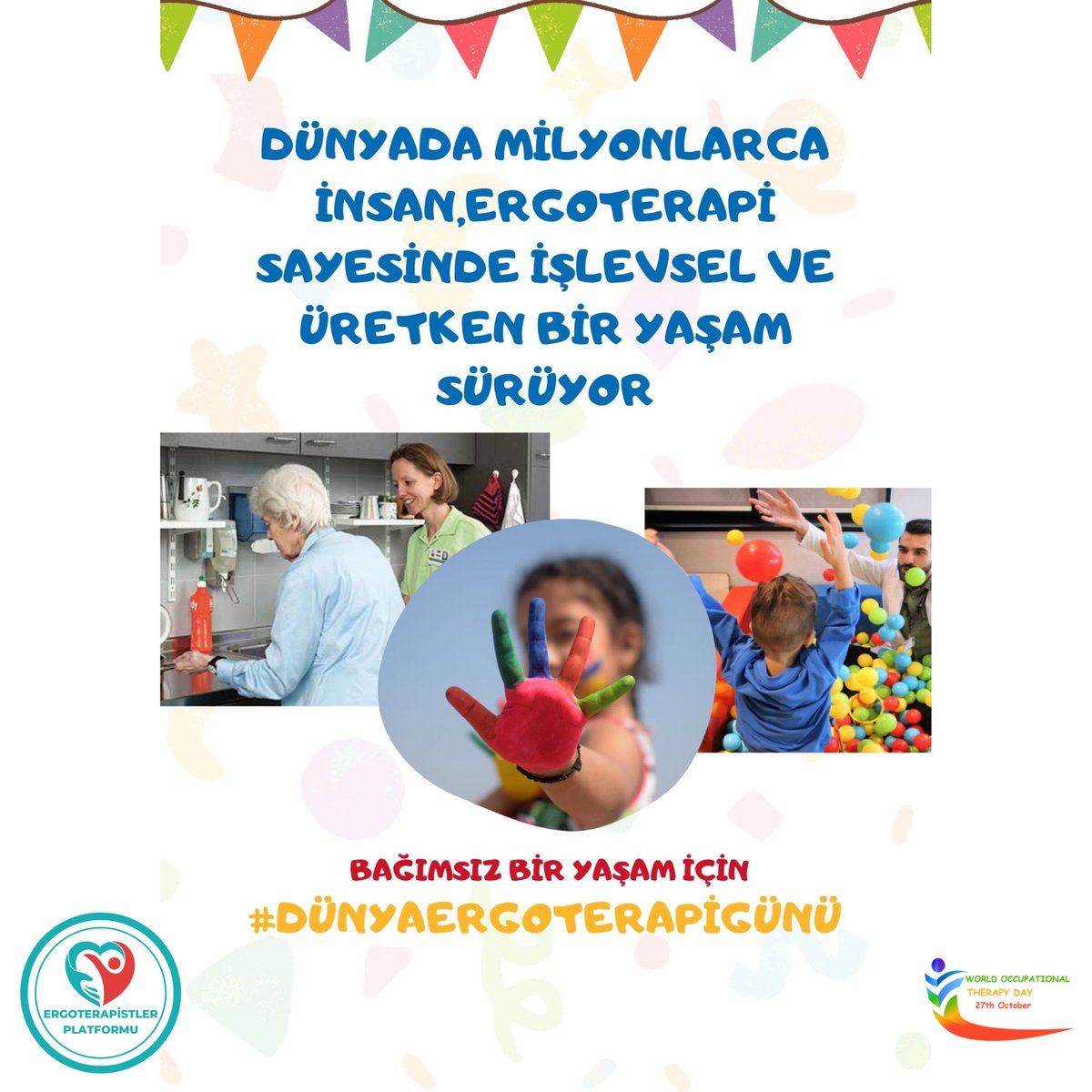 Türkiye’de 100.000 kişiye ortalama 68 Ergoterapist düşmektedir. Diğer gelişmekte olan ülke oranlarına baktığımızda Türkiye’deki ergoterapist sayısında ciddi eksiklik vardır. #DünyaErgoterapiGünü 
<a href="/drmemisoglu/">Prof. Dr. Kemal Memişoğlu</a> <a href="/saglikbakanligi/">T.C. Sağlık Bakanlığı</a> 
<a href="/kursatkirbiyik/">H. Kürşat KIRBIYIK</a> <a href="/halksagligigm/">Halk Sağlığı Genel Müdürlüğü</a> 
<a href="/sbsggm/">Sağlığın Geliştirilmesi</a> 
<a href="/sbshgm/">Sağlık Hizmetleri Genel Müdürlüğü</a>