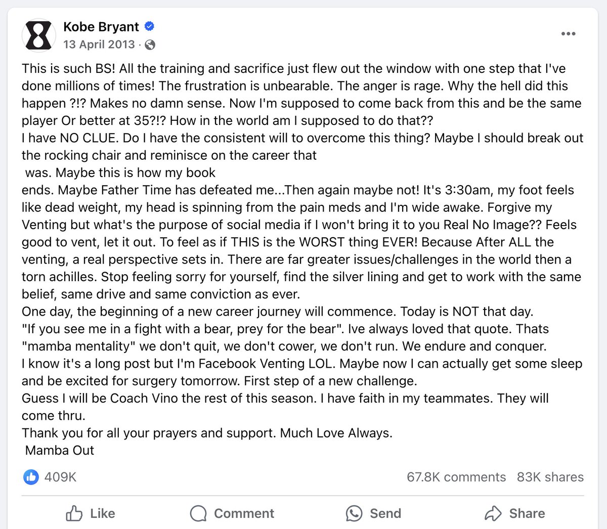 kobe bryant has one of the greatest posts of all time.