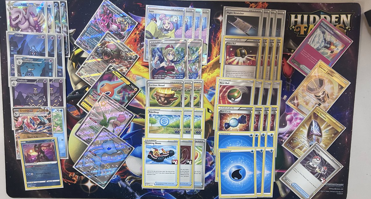 3rd at GGM challenge yesterday! Took Kyle’s list from Lille, I loved the inclusion of Rotom. Took an unfortunate loss to Raging Bolt with it being best of one, and they hit their prime catcher off my pokestop 😂