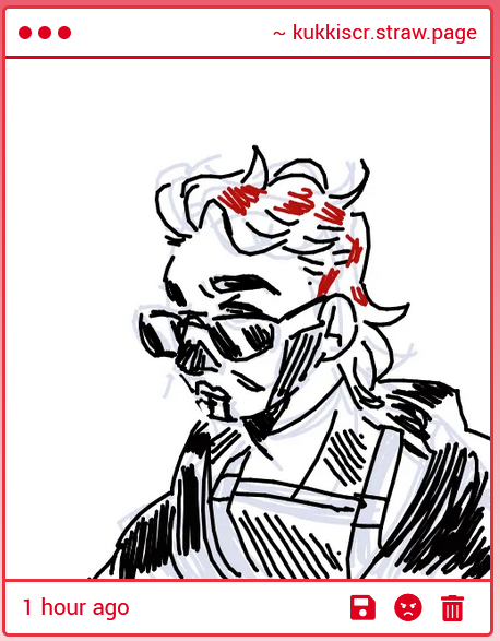 WHO DREW THIS REALLY GOOD GIDEON HELLO?? 