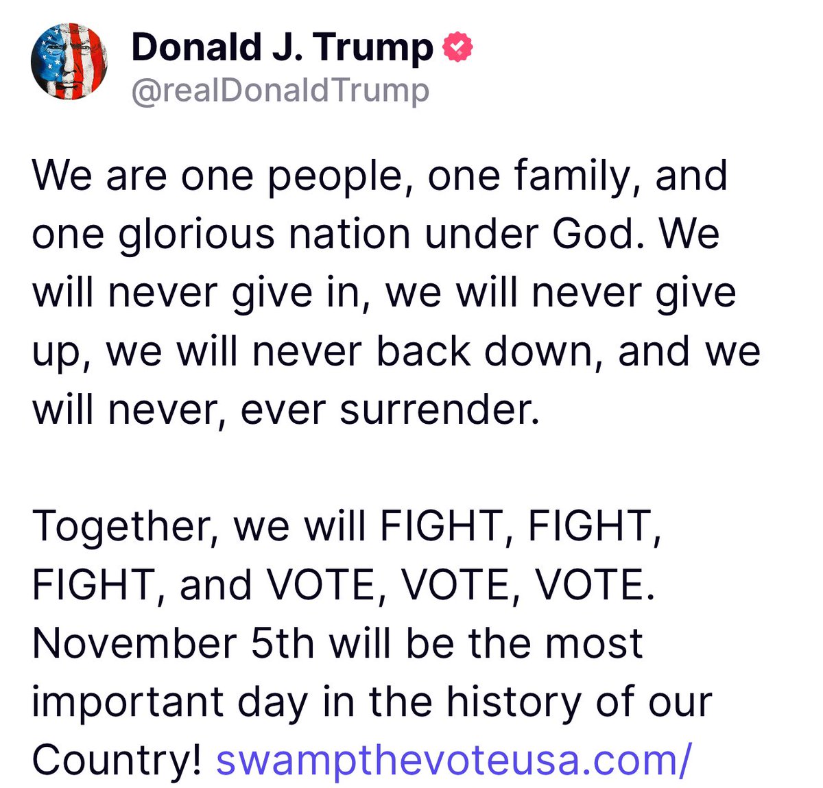 Commentary Donald J. Trump Posts From Truth Social tweet media