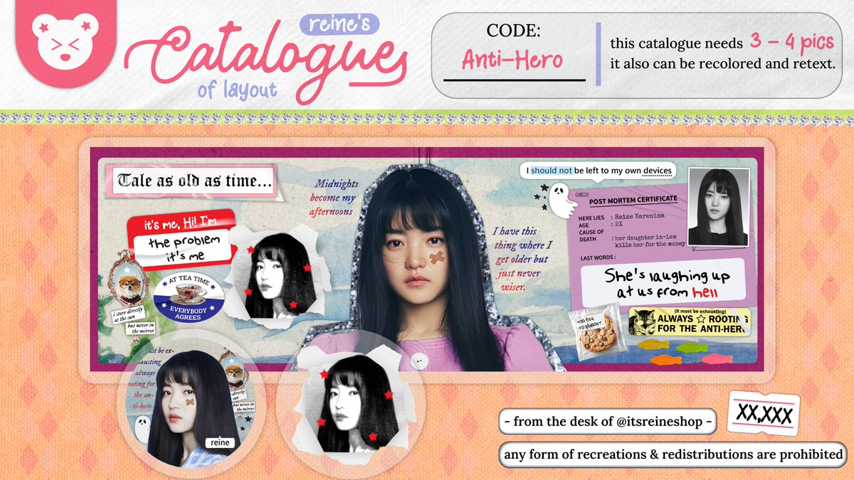 selinekedua's tweet image. sebuah retweet atau interaksi apapun sangatlah berarti! terimakasi yaa ^^

🎶 it must be exhausting always rooting for the antihero, but please root for this one! halooo kenalan yuk sama another leot based on lagu! kalo ada yang ga aman bole beritahu rei yaa 🤍
#zonauang layout