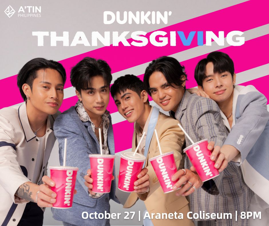SB19_ATINph's tweet photo. [CATCH] 

SB19 on their Day 2 Dunkin ThanksgIVing concert tonight, 8:00PM at Araneta Coliseum! 

Let's celebrate &amp; enjoy their funfilled surprises to us! SB19 x A'TIN hanggang sa huli 💙✨

MAHALIMA 2ND DAY SA ARANETA
@SB19Official #SB19
#SB19DunkinPHThanksgiVIng https://t.co/DPoSL16wUV