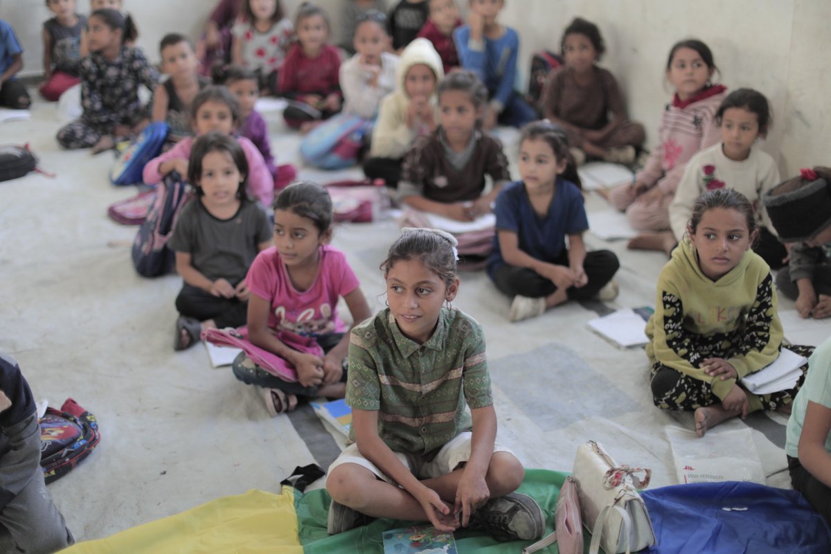 In the #GazaStrip, <a href="/UNRWA/">UNRWA</a> teams continue to support children through play and learning activities wherever possible.

All children, no matter where they are, deserve to go to school, learn, and thrive.

We need a #CeasefireNow, for the sake of all children in #Gaza and the region