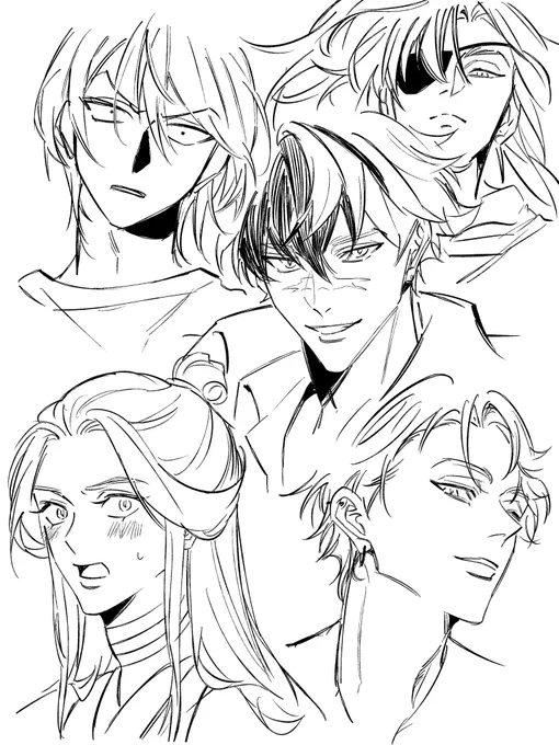 ブラッドリー格好よく描けた 