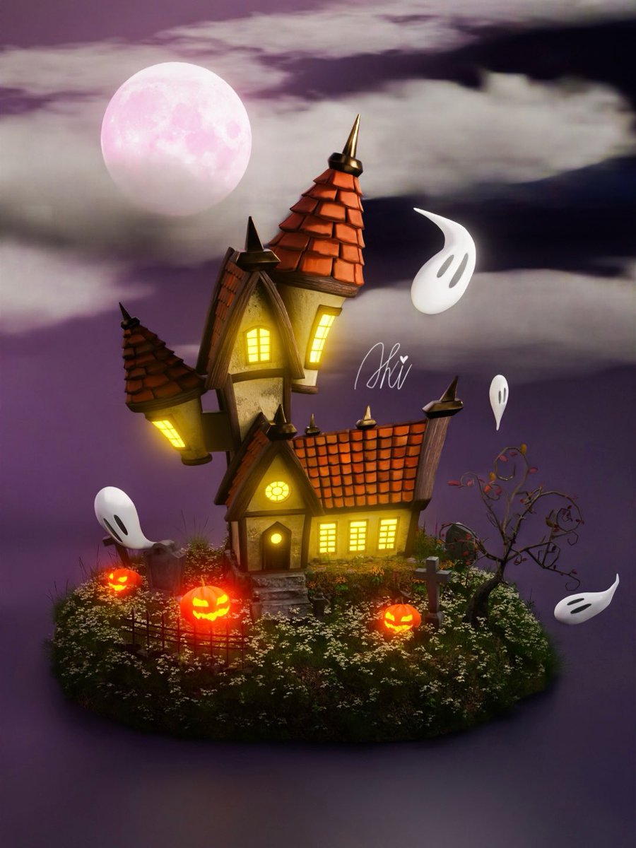 🎃👻💜🧡🖤👻💜🧡🖤🎃💜🧡🖤

#Halloween 
パーツ作成の続き、
とりあえず、マテリアル設定は完了！
😊👻🎃🪦💕✨

This is still in progress…
And will also be used for Halloween!

🧡💜🎃👻💜🧡🖤👻💜🧡🖤🎃💜

毎日、小さなことからコツコツと…💕✨

 #blender #3DCG