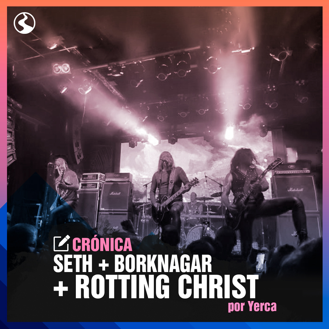 El pasado sábado 19 de octubre asistimos al concierto de Rotting Christ, Borknagar y Seth en Madrid, organizado por el promotor Madness Live.

➡️¡Os contamos!: riffvalley.es/cronicas/seth-…

#RottingChrist #Borknagar #Seth #Madrid #SalaChango #Cronica #concierto #festival #metal