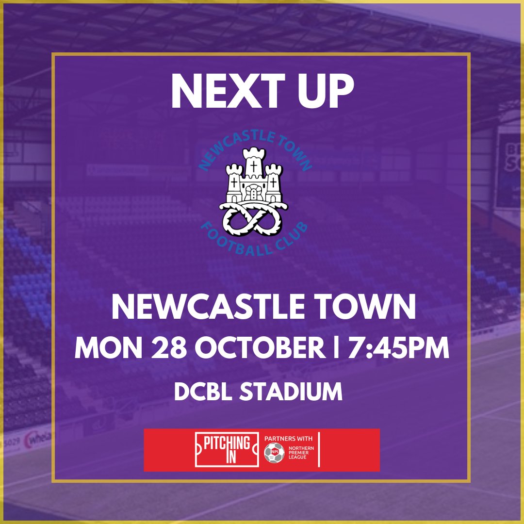 Tomorrow ⚽️

Our 10th home game out of the last 12

📅 | Mon 28th October
🏆 | NPL West
🆚 | Newcastle Town
️⏰️ | 7:45PM
🏟 | DCBL Stadium, WA8 7DZ
📻 | colfc.mixlr.com
🎟 On the gate of via ⬇️

app.fanbaseclub.com/Fan/Dashboard?…

#UpThePurps #Purps4Rathbone

🟣⚪️🟡