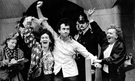irspireland's tweet image. 35 years ago today, the Guildford Four were released after spending 15 years imprisoned for a crime they did not commit.

Following his release, Gerry Conlon of the Guildford Four dedicated his life to exposing injustices and miscarriages of Justice.