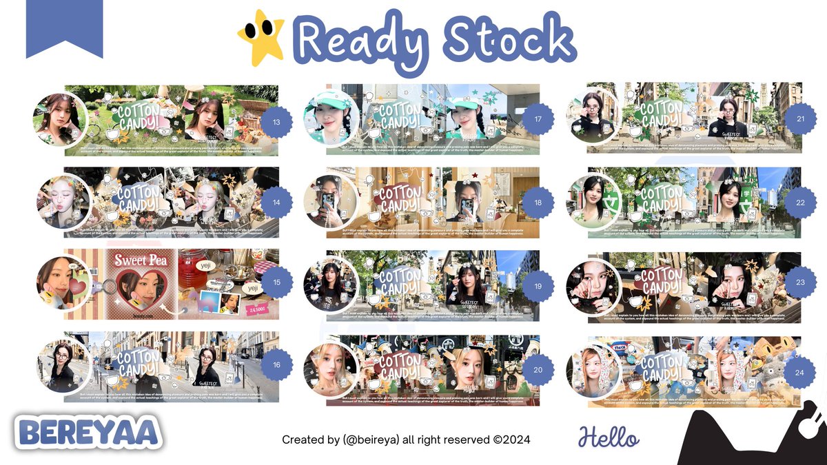 Help repost ? Thank youu~!! 

Haloo! Aku mau CLEARANCE SALE layout dibawah ini dengan harga 5.000 saja (retext +1k) . kalau ada yang tertarik, bisa langsung dm aku yaw 😍 
Harga sudah tertera di alt 

Avail untuk GA or Sponsor ya 
#zonauang #zonajajan