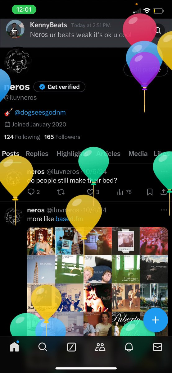 iluvneros's tweet photo. why are these balloons on my screen? https://t.co/4aSeuvm4BS