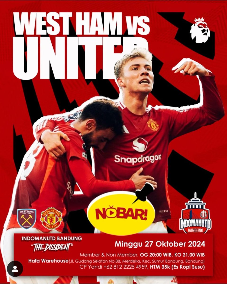 INDOMANUTD BANDUNG tweet media