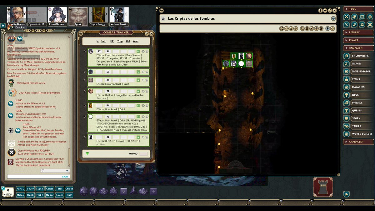Suryarael's tweet photo. Pachis! Tarde pero seguro! Vamos iniciando el #Stream de hoy por #Twitch donde jugaremos el One-Shot titulado: "Bajo el Cielo Sin Estrellas" en Aventuras en Khazzar-Emmarth. Así que no se lo pierdan! #dndD #pathfinderinder #fantasygroundsunity https://t.co/taROgaMQUj https://t.co/0qdeYqpSG0