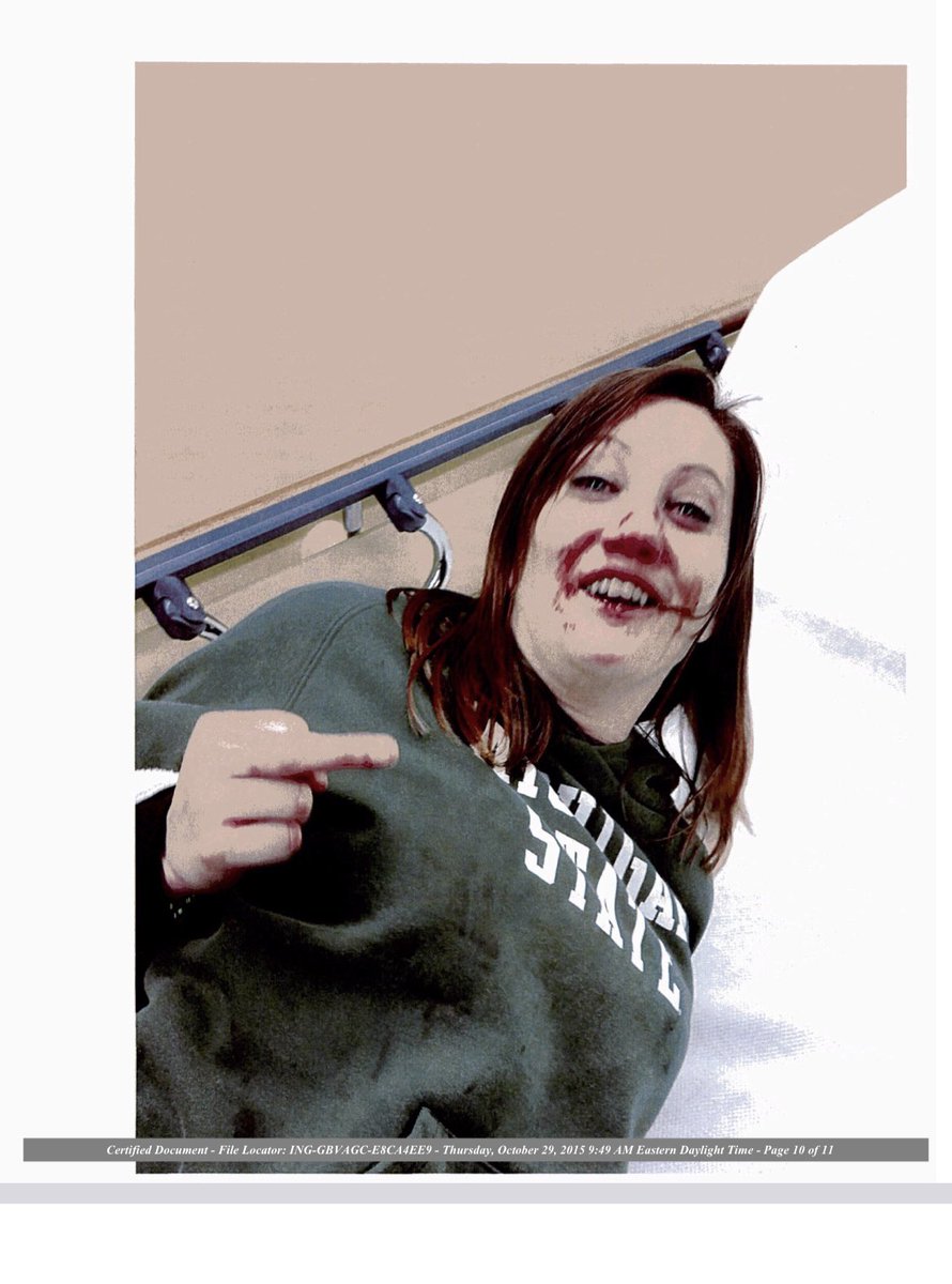 JakeonFoodBlog's tweet image. Sarah Skinner after assaulting me.