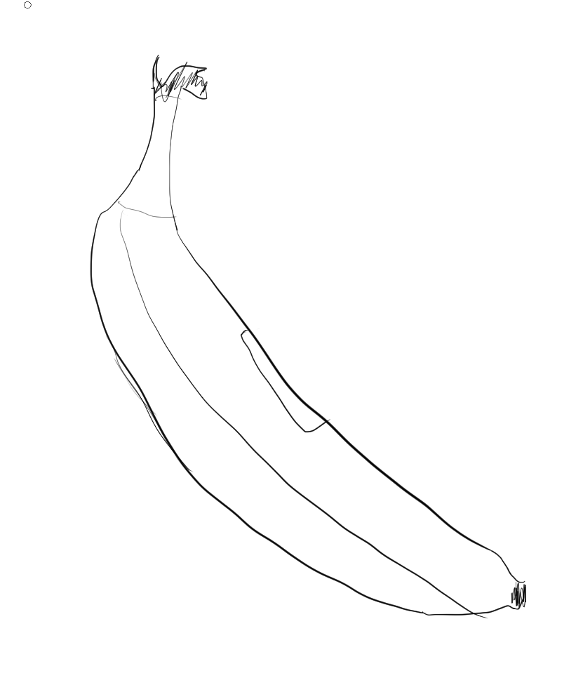 KaiserProblem's tweet image. drew the banana on my desk