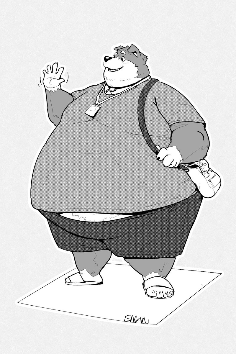 I think I've seen a guy like this at every con I've ever attended, and I thank them for their service