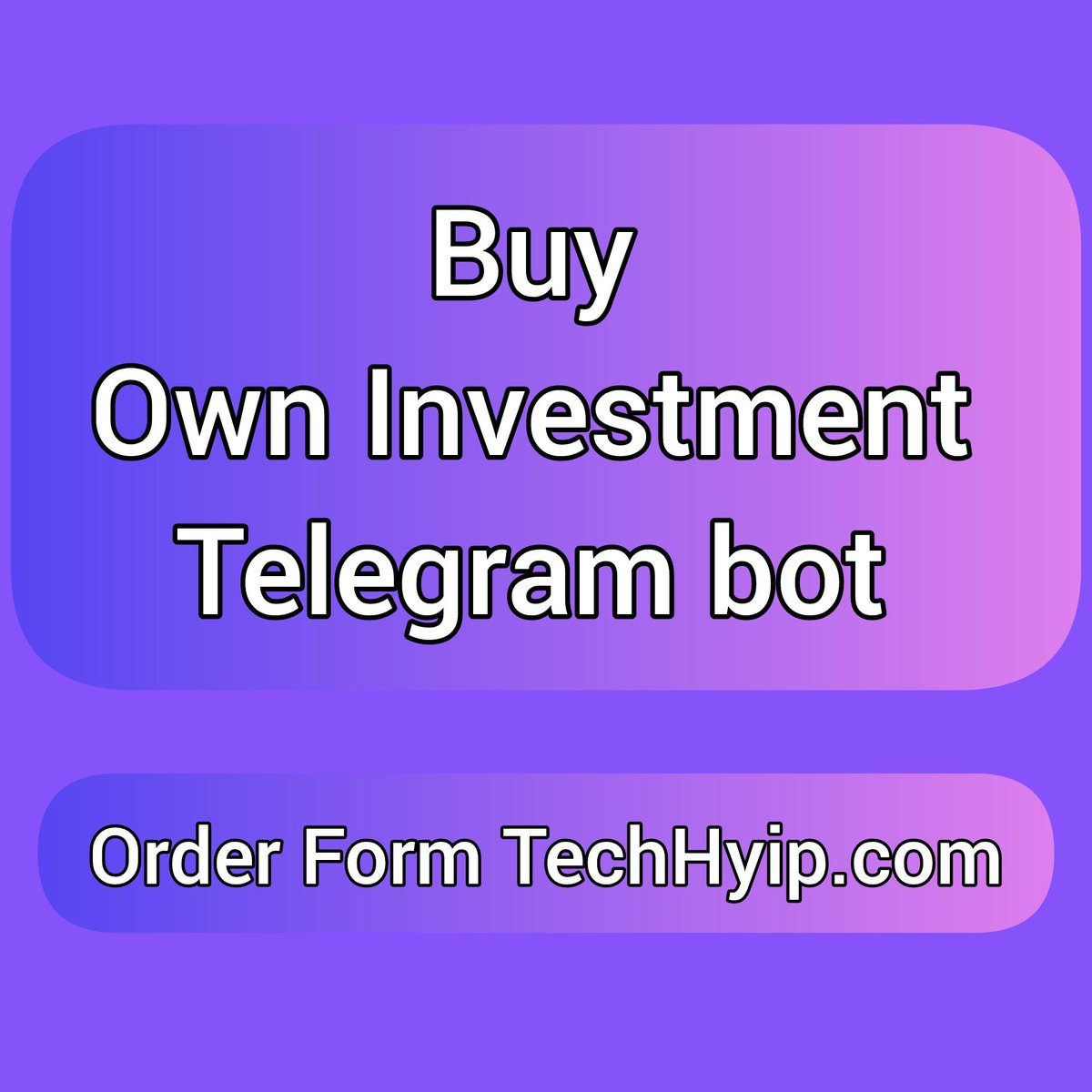 TechHyip's tweet photo. Buy Own Telegram Investment Bot
Cheap Rate Ready in 24 Hours

✅👇🏻Visit our official Website
www.TechHyip,com

#telegram_investment_bot #telegram_bot #investment_bot #bot_script #telegram #techhyip #bot_maker #bot_script #buy_bot #javascript_bot #hyip_bot #telegraminvestmentbot https://t.co/GqyGPd8rJ8