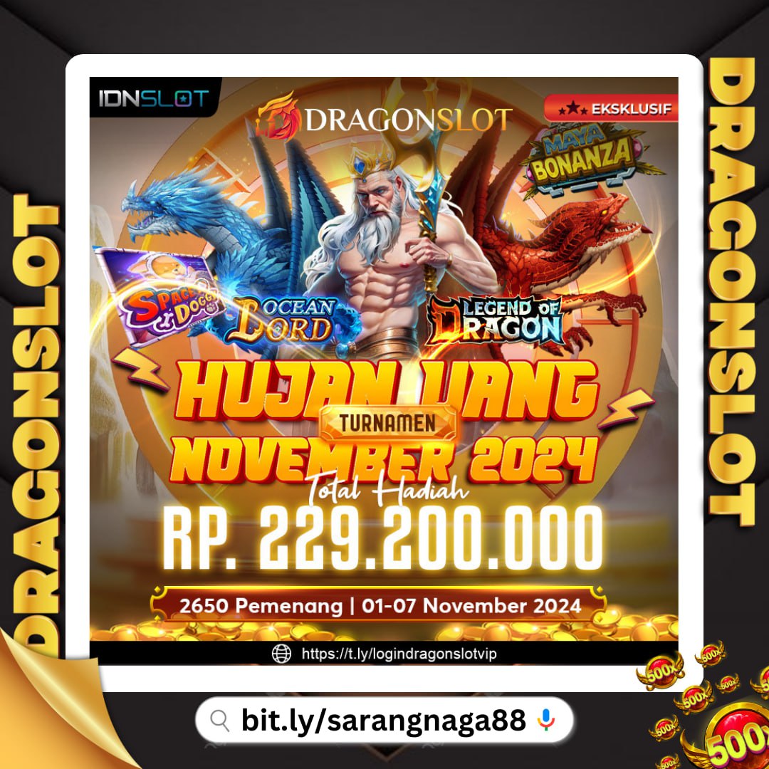 karima_sm's tweet photo. DRAGONSLOT Situs Game Online Terpercaya, Terlengkap, dan Terbaik di Indonesia 

DRAGONSLOT X IDN SLOT " HUJAN UANG NOVEMBER 2024 " yang berlangsung dari tanggal 01 NOVEMBER 2024 Sampai dengan 07 NOVEMBER 2024
Dengan total hadiah Rp Rp.229,200,000 untuk Pemenang https://t.co/7qBpUf3W77