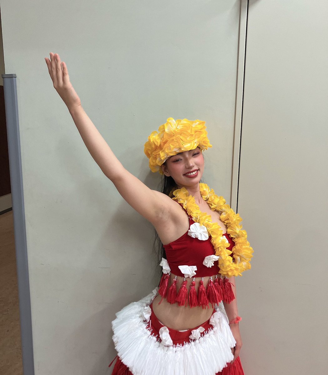 aggyK8's tweet photo. 最高人々と、最高のお客様、最高の舞台でした！🌺
凄く大きな経験になりました
本当にありがとうございました！

これからも命を震わせて生きて行きたいです！✨

#フラガール24 https://t.co/lVYjYRg1a7