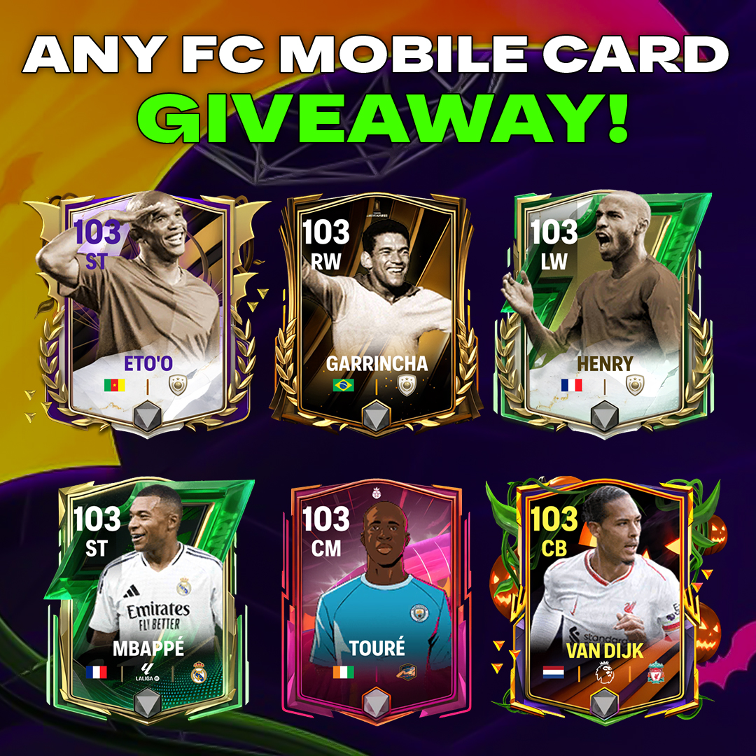 99rkreddy's tweet image. 🚨Giveaway Alert🚨
Any FC MOBILE Card x1

To Enter follow these steps:

1) Follow me @rkreddyEAFC 

2) Subscribe to my channel - youtube.com/@rkreddy2.0

3) Like❤️ &amp;amp; Retweet🔁 this tweet

4) Comment which player would you choose, if you won the Giveaway!

Winner will be picked in…