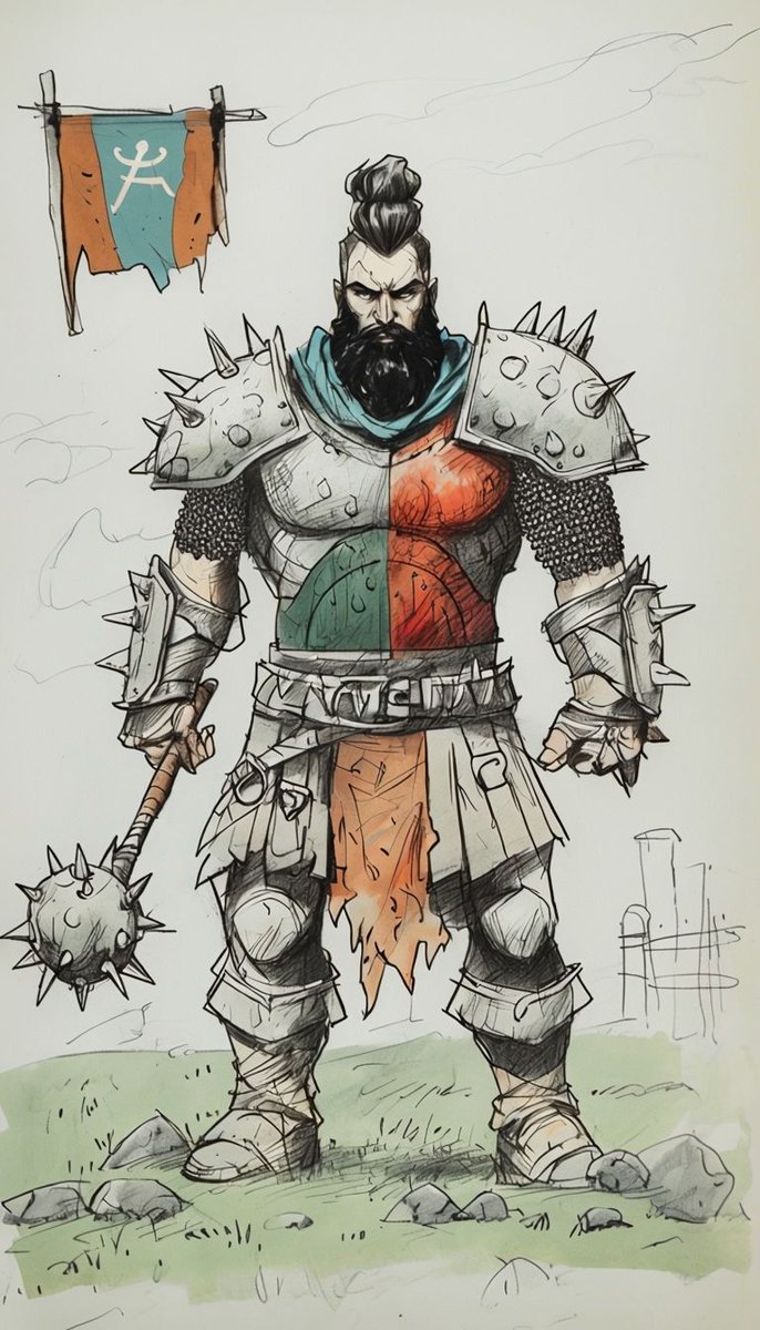 0xTwinkie's tweet photo. Name: Sigurd Ironhead
When I conceived of a hero for a strategy game for @LastOdyssey_io , I wanted to create a character that would immediately evoke a sense of strength, resilience, and steadfastness.
#CreateTheLegend https://t.co/kB2V491Bhn