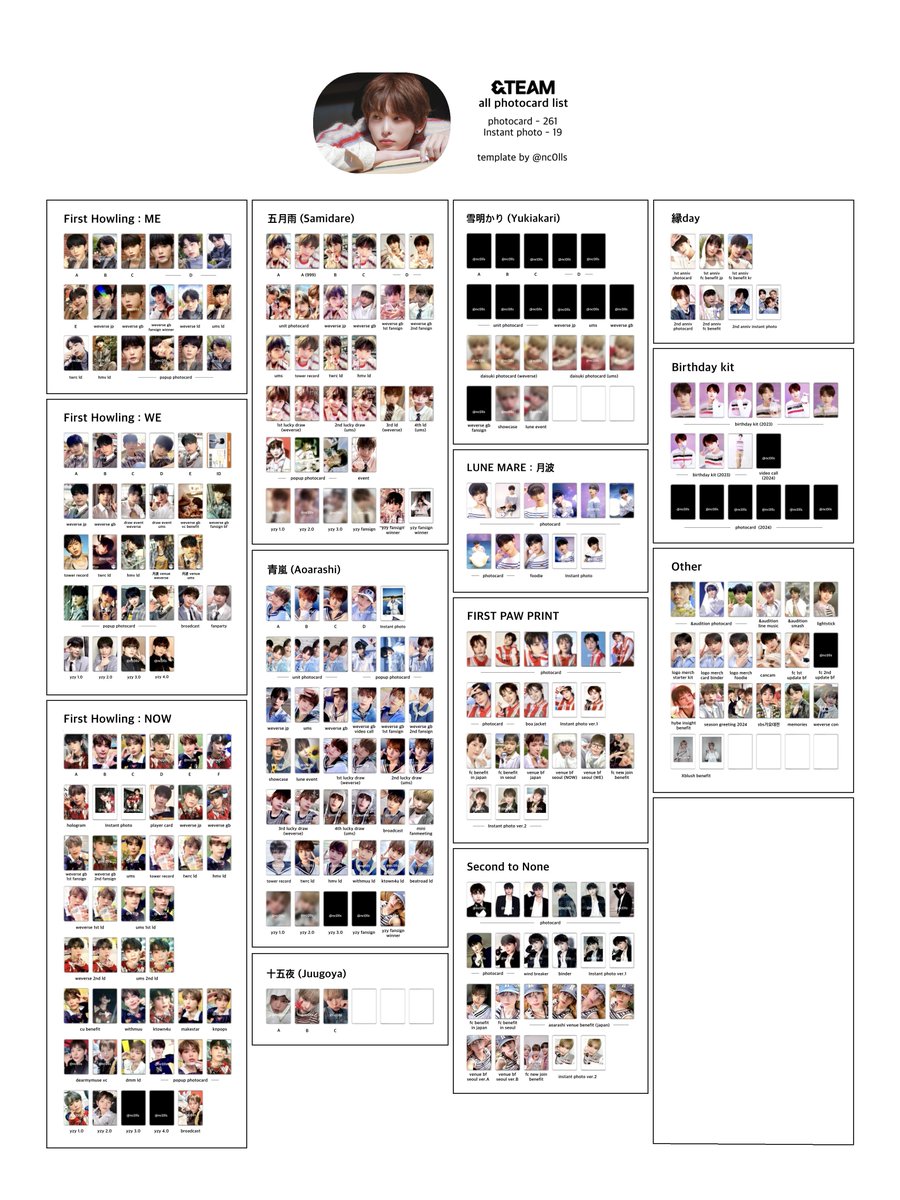 ハルアの一覧間違いあったので、訂正版リンクに入れてます！( ; _ ; )